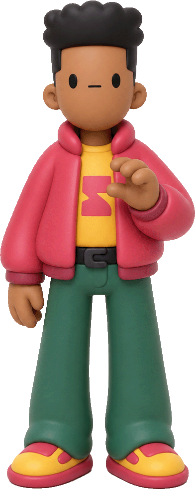 Kid (red jacket) collectible toy